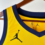 22-23 Indiana Pacers HALIBURTON #0 Yellow Top Quality Hot Pressing NBA Jersey