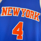 22-23 KNICKS ROSE #4 Blue Top Quality Hot Pressing NBA Jersey