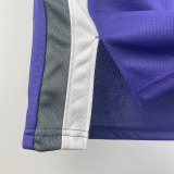 23-24 KINGS FOX #5 Purple Away Top Quality Hot Pressing NBA Jersey(V领）