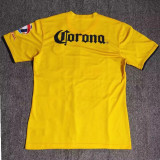 2014 Club America Yellow Retro Soccer Jersey