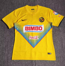 2014 Club America Yellow Retro Soccer Jersey