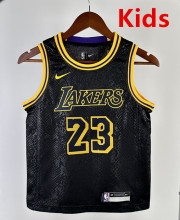 2024 LAKERS JAMES #23Top Quality Hot Pressing Kids NBA Jersey