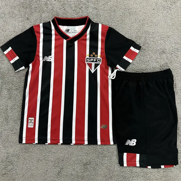 24-25 Sao Paulo Away Kids Soccer Jersey