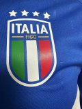 2024 Italy European Cup Home Long Sleeve Player Version Soccer Jersey