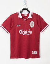 1996-1997 LIV Home Retro White Soccer Jersey