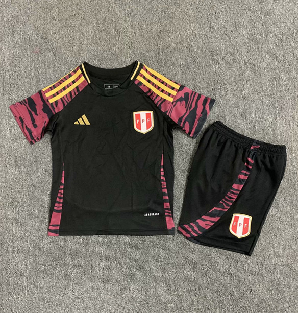 2024 Peru Away Kids Soccer Jersey