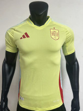 2024 Spain European Cup Away Player Version Soccer Jersey