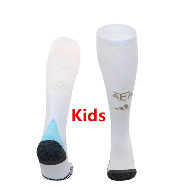 2024 Argentina Home Kids Socks