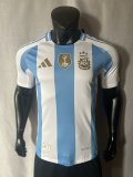 2024 Argentina Home Player Version Soccer Jersey