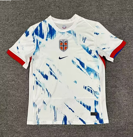 2024 Norway Away Fans Version Soccer Jersey