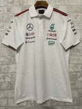 2024 F1 Benz New Pattern Short Sleeve Racing Suit