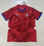 2024 Czech Republic European Cup Home Fans Version Soccer Jersey