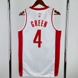 22-23 ROCKETS GREEN #4 White City Edition Home Top Quality Hot Pressing NBA Jersey