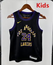 2024 LAKERS BRYANT #24Top Quality Hot Pressing Kids NBA Jersey