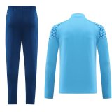 23-24 Man City High Quality Half Pull Tracksuit