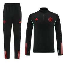 23-24 Man Utd High Quality Half Pull Tracksuit