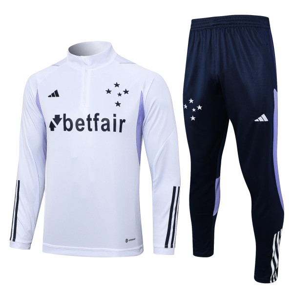 23-24 Cruzeiro High Quality Half Pull Tracksuit