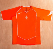 2004 NetherIands Home Retro Soccer Jersey