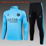 23-24 PSG High Quality Kids Half Pull Tracksuit