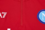 24-25 Napoli High Quality Half Pull Tracksuit