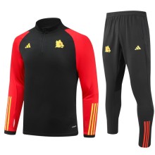 23-24 Roma High Quality Kids Half Pull Tracksuit