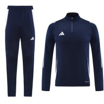 2024 AD Blue Half Pull Tracksuit 