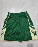 2024 Milwaukee Bucks Embroidery Top Quality NBA Pants