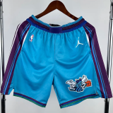 23-24 HORNETS Retro Blue Shorts Pants