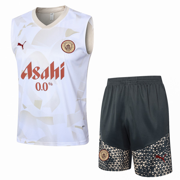 24-25 Man City High quality Tank Top And Shorts Suit