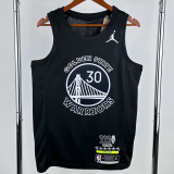 WARRIORS CURRY #30 Black Glory Edition Top Quality Hot Pressing NBA Jersey