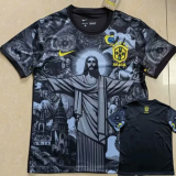 24-25 Brazil Black Special Edition Fans Soccer Jersey