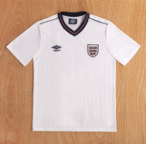 1986 England Home Retro Soccer Jersey