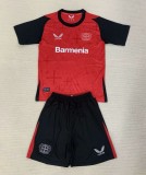 24-25 LeverKusen Home Kids Soccer Jersey