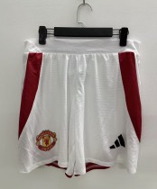 24-25 Man Utd Home Player Version Shorts Pants