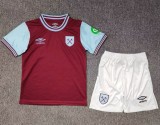 24-25 West Ham Home Kids Soccer Jersey