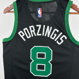 22-23 Celtics PORZINGIS #8 Black Top Quality Hot Pressing NBA Jersey (Trapeze Edition)