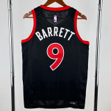 22-23 Raptors BARRETT #9 Black Top Quality Hot Pressing NBA Jersey (Trapeze Edition)