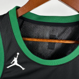 22-23 Celtics HOLIDAY #4 Black Top Quality Hot Pressing NBA Jersey (Trapeze Edition)