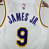 22-23 Lakers JAMES JR. #9 White Top Quality Hot Pressing NBA Jersey