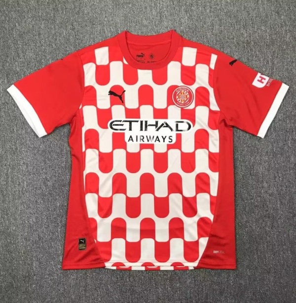 24-25 Girona Home Fans Soccer Jersey