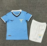 24-25 Lazio Home Kids Soccer Jersey