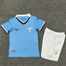 24-25 Lazio Home Kids Soccer Jersey