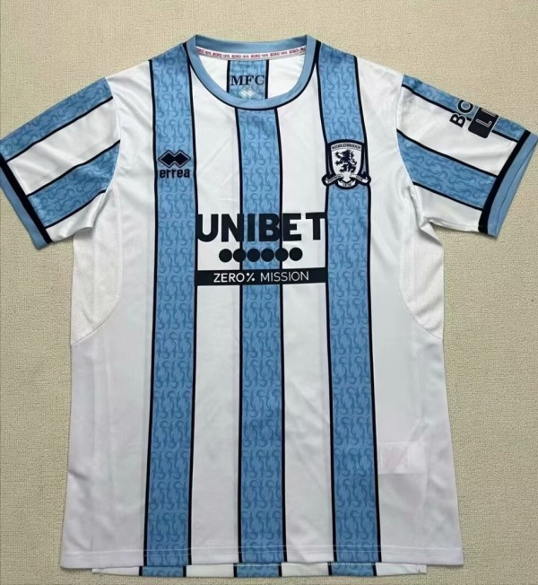 24-25 Middlesbrough Away Fans Soccer Jersey