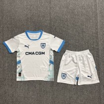 24-25 Marseille Home Kids Soccer Jersey