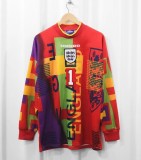 1996 England Goalkeeper Retro Long Sleeve Soccer Jersey