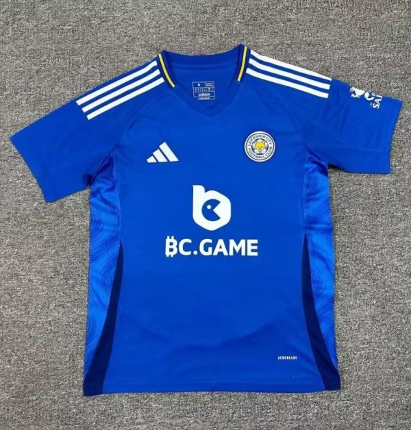 24-25 Leicester City Home Fans Soccer Jersey