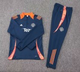 24-25 Man Utd High Quality Half Pull Tracksuit