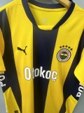 24-25 Fenerbahce Home Fans Soccer Jerse全广告版本