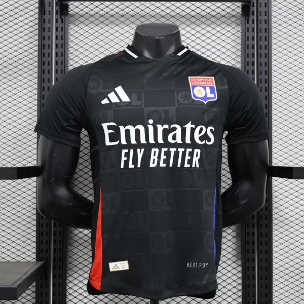 24-25 Lyon Away Player Version Soccer Jersey