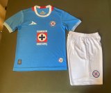 24-25 Cruz Azul Home Kids Soccer Jersey